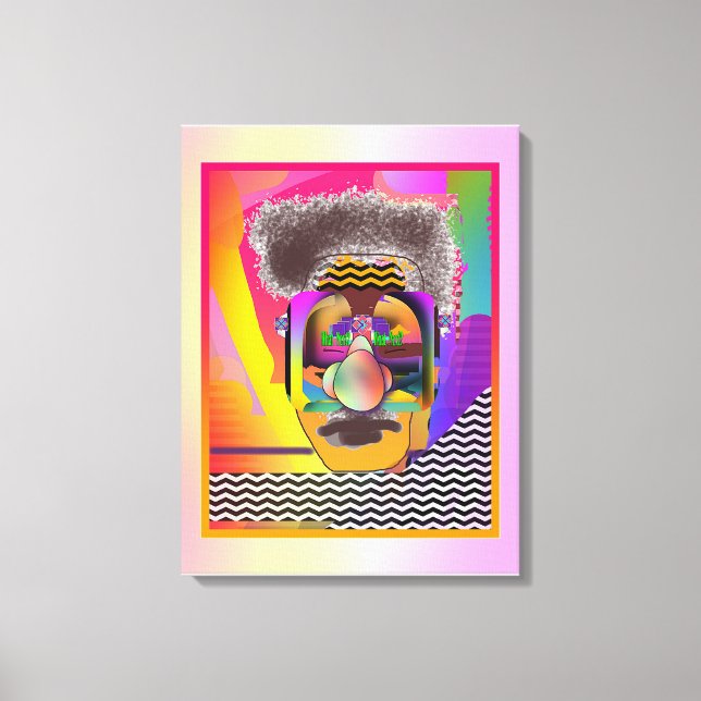 Vad nästa Ansikte-Novelty är Canvastryck (Framsida)