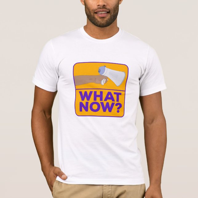 Vad nu? t shirt (Framsida)