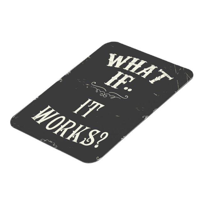 Vad om...det funkar? Inspirerande Citat Magnet (Vänstra Sidan)