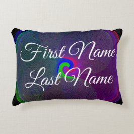 VAD OM FÄNGAT MITTENS Geometriska dekorfärg Prydnadskudde