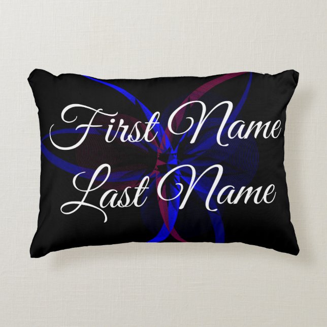 Vad om geometrisk abstrakt accentkudde prydnadskudde (Framsidan)