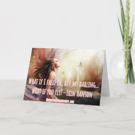 Vad om I-nedgång - Erin Hanson citationstecken Kort