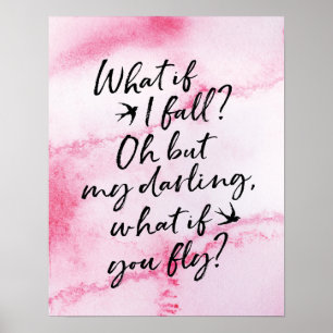 Vad om I-nedgång? Oh men min älskling, vad, om du Poster