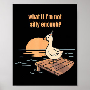 Vad om inte dum nog gås meme rolig anka poster