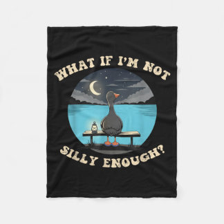 Vad om inte dumt nog - Roligt talesätt för män Fleecefilt