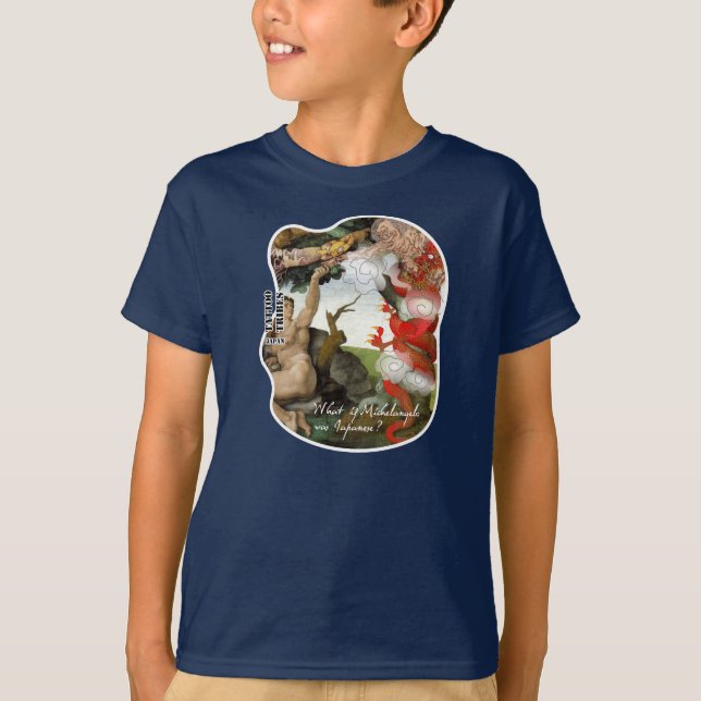 Vad, om Michelangelo var japansk? Tee Shirt (Framsida)