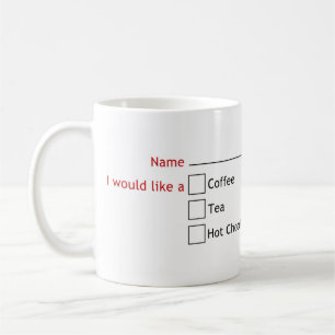 Vad önskade du igen? kaffemugg