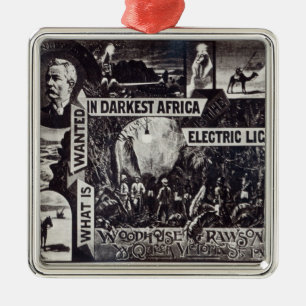 Vad önskas i den mörkaste afrikan, är elektrisk julgransprydnad metall
