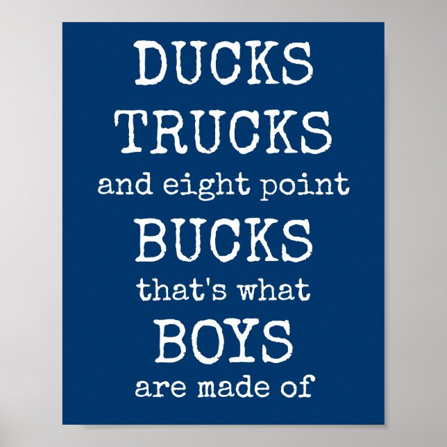 Vad pojkar är gjorda av Poster tryck set (Framsidan)