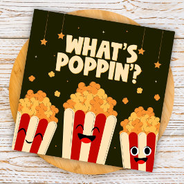 Vad poppar popcorn anteckningskort