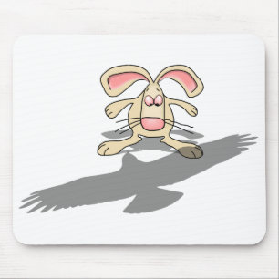 Vad..? Rabbit Tecknad Mousepad Musmatta