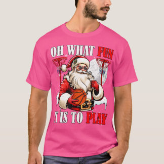 Vad roligt det är att spela jultomten på spel B T Shirt