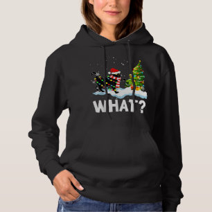 Vad roligt tomten Pushing Julgran Julafton L T Shirt