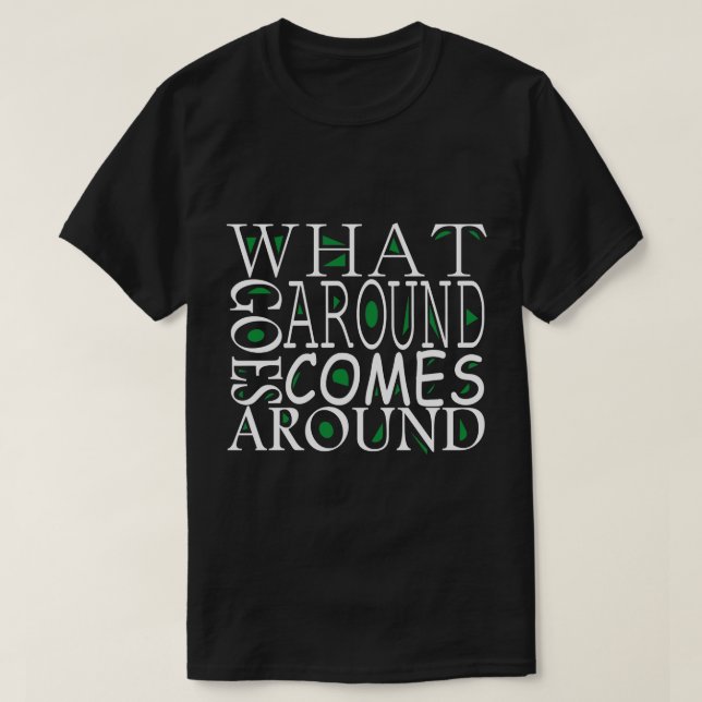 VAD RUNT GÅR RUNT OM T SHIRT (Design framsida)