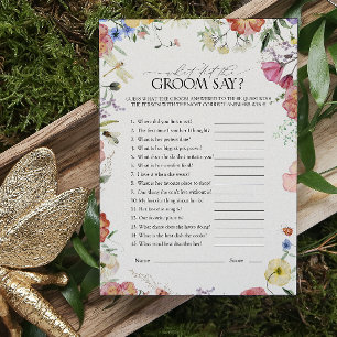 Vad sa brudgummen att de tryckte blommorna spelade