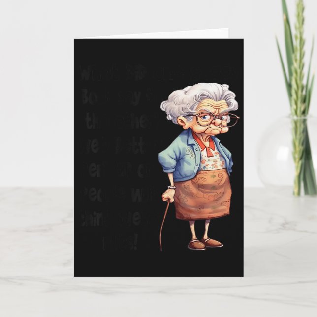 Vad sa en slak sak till den andra Vi borde Kort (Framsida)