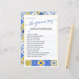 Vad sa Groom blått Möhippa?