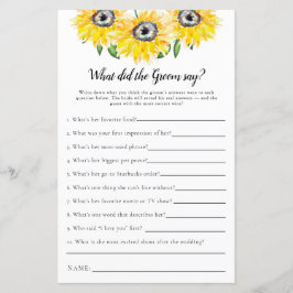 Vad sa Groom Möhippa Solros?