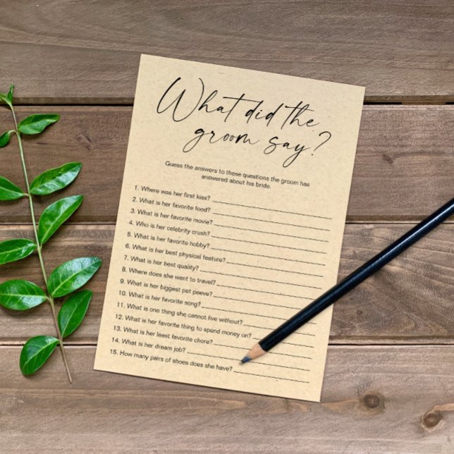 Vad sa Groom Möhippa spel? Program (Skapare uppladdad)