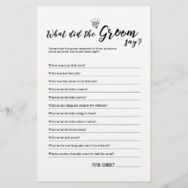 Vad sa Groom spel för Möhippa?