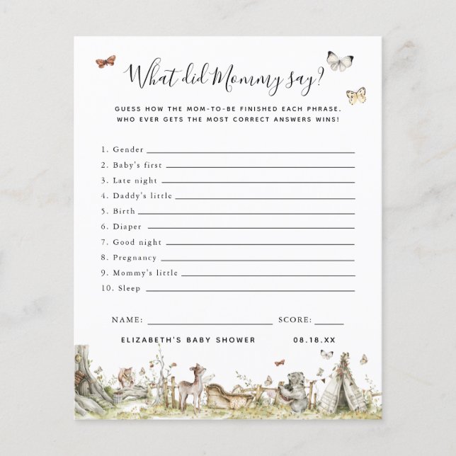 Vad sa Mamma? | Barnstödsspel (Framsida)