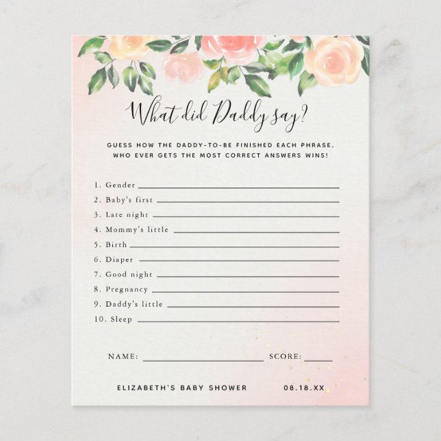 Vad sa pappa? | Barnstödsspel (Framsida)