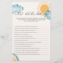 Vad sa Pappa om babyvisarens spelkort?