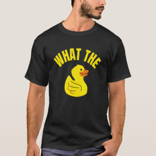 Vad säger Anka Anka Joke Rubber Anka? T Shirt