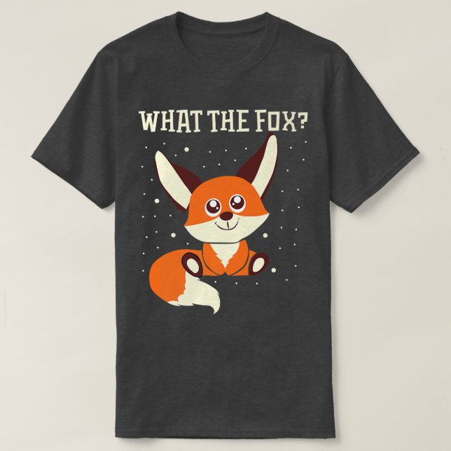 Vad säger FoU? Lustigt Fennec Foes Animal Zookeepe T Shirt (Design framsida)