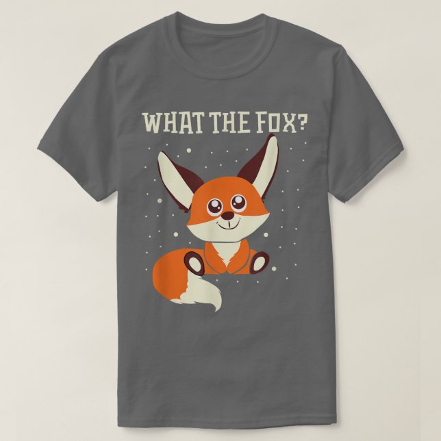 Vad säger FoU? Lustigt Fennec Foes Animal Zookeepe T Shirt (Design framsida)