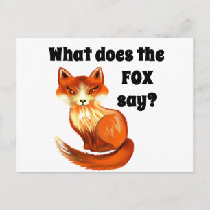 Vad säger Fox om kläder och gåvor? Vykort