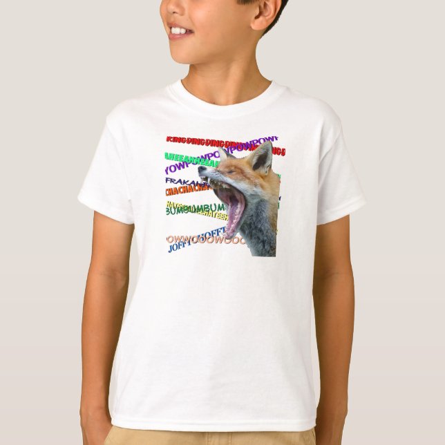 Vad säger Fox? T-shirt (Framsida)