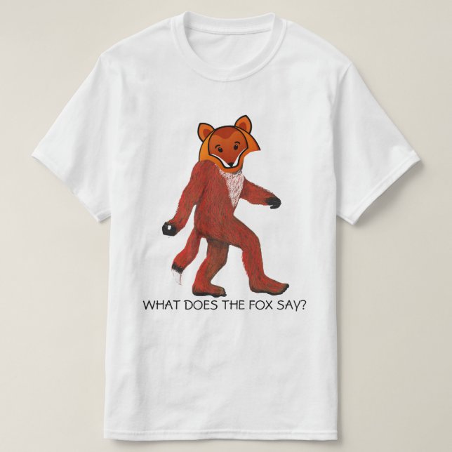 Vad säger Fox? T Shirt (Design framsida)