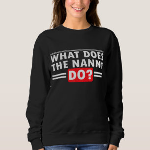 Vad säger Nanny Humor Sarkastic? T Shirt