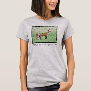 Vad säger räven? t shirt