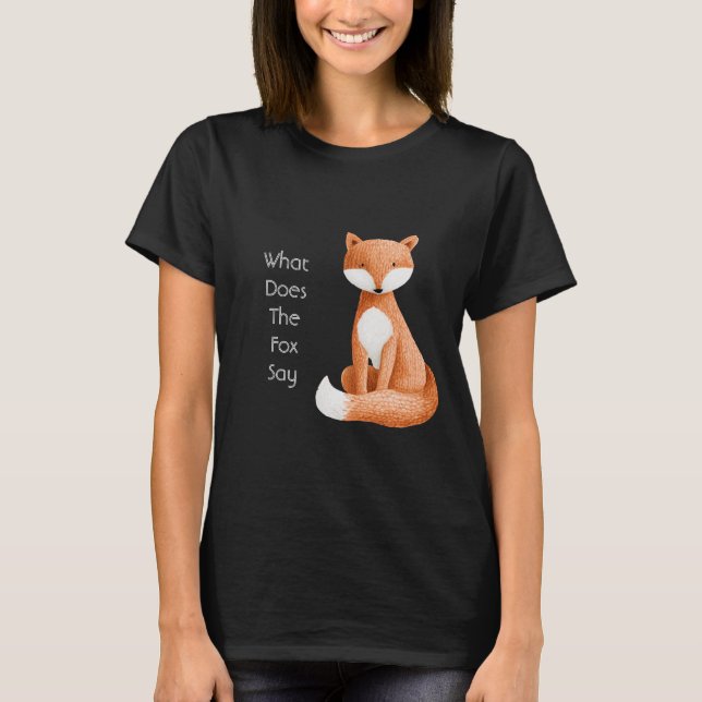 Vad Säger Räven? T Shirt (Framsida)