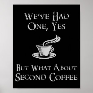 Vad sägs om 2:a kaffe _ Rollig nördig högfantasi Poster