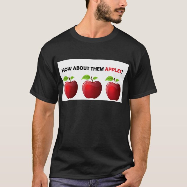 Vad sägs om äpplen? t-shirt (Framsida)