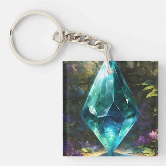 Vad sägs om "Crystal DewDrop Keychain" eller " (Framsidan)