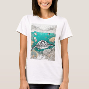 Vad sägs om "Femme Chic Neckline Tee"? T Shirt