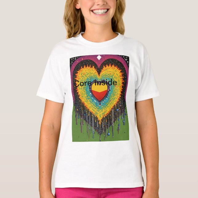 Vad sägs om "Heartfilt Elegance: Women's Kärlek Te T Shirt (Framsida)