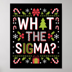 Vad Sigma Funny Jultomten Gen Alpha X-mas är Poster