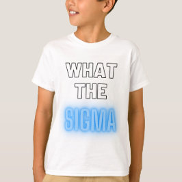 Vad sigma gen alfa Tshirt blue är T Shirt