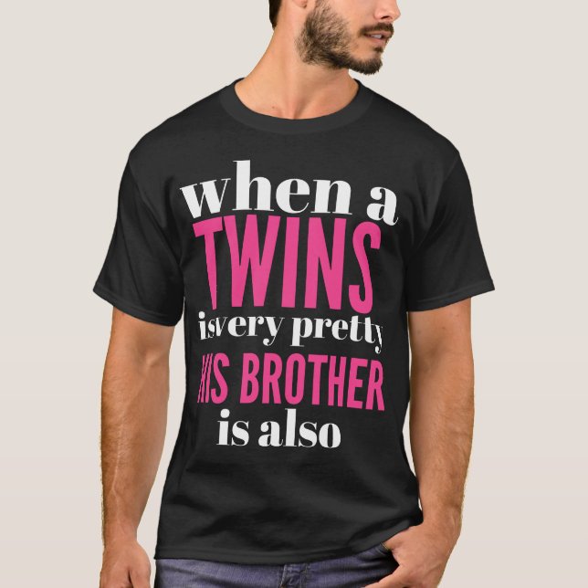 Vad ska du göra med ge till twillingar? t shirt (Framsida)