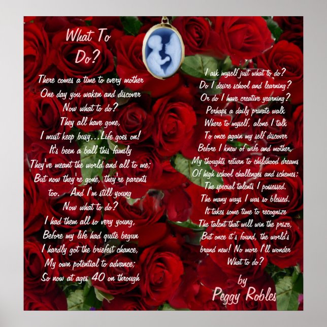 Vad ska du göra? Poster för Mors dag (Framsidan)