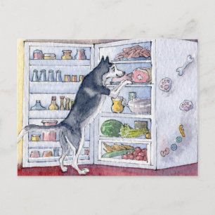 Vad ska jag äta i finare i kväll? vykort