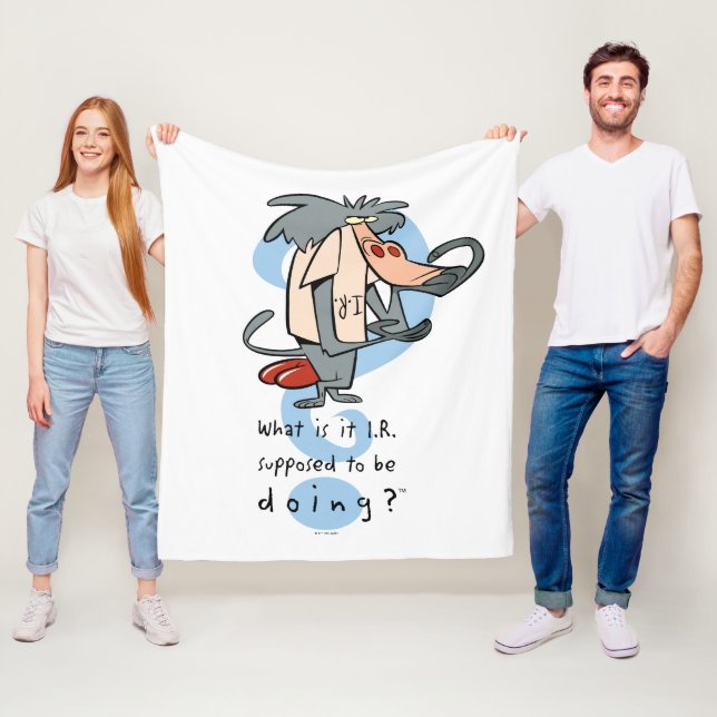 Vad ska jag göra?™ fleecefilt (På plats)