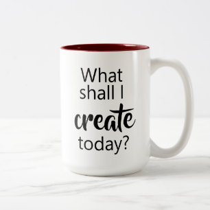 Vad ska jag skapa idag? Kaffe kopp