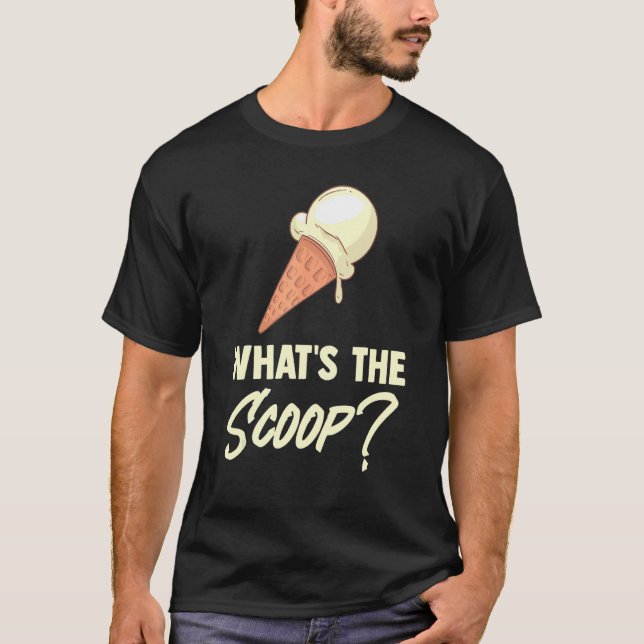 Vad skoop Sweet Ice Cream ansåg vara Gender Revea T Shirt (Framsida)