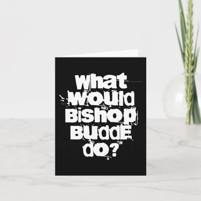Vad skulle Bishop Budde göra? Kort (Framsida)